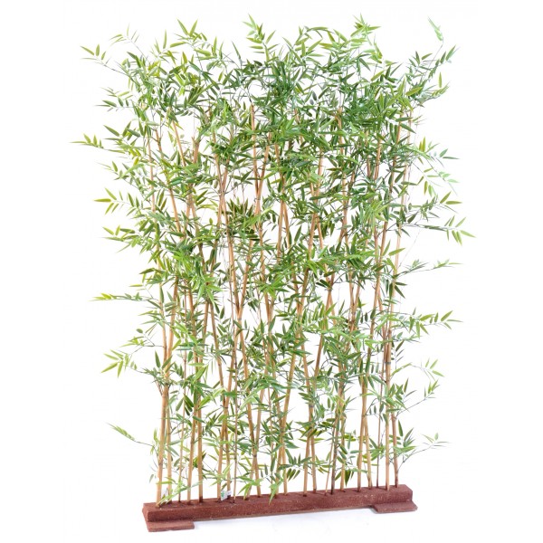 Bambou Japanese Plast Haie Uv Resistant Socle 95 – Végétal artificiel