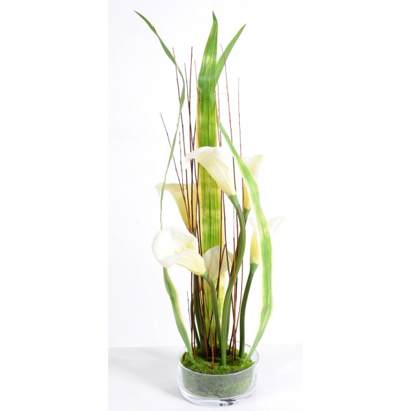 Bouquet Calla Blanc – Végétal artificiel