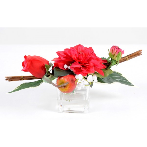 Bouquet Centre De Table Dalhia – Composition artificielle