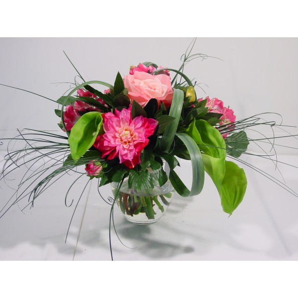 Bouquet Dalhia – Composition artificielle