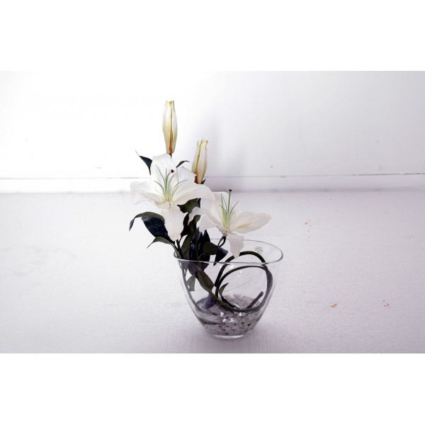 Bouquet Luxe Lys – Composition artificielle
