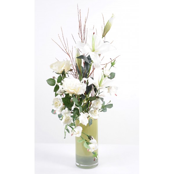 Bouquet Lys Casablanca – Composition artificielle