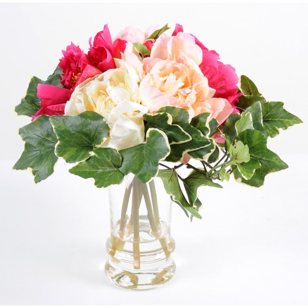 Bouquet Pivoine Br – Composition artificielle