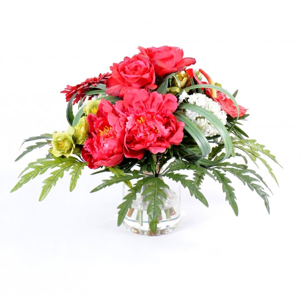 Bouquet Rond R – Composition artificielle