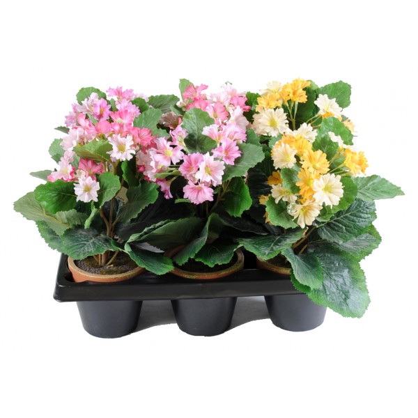 Hortensia Mini Pot En Barquette De 6 – Composition artificielle