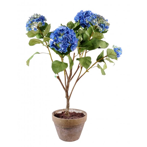 Hortensia Pot Terre – Composition artificielle