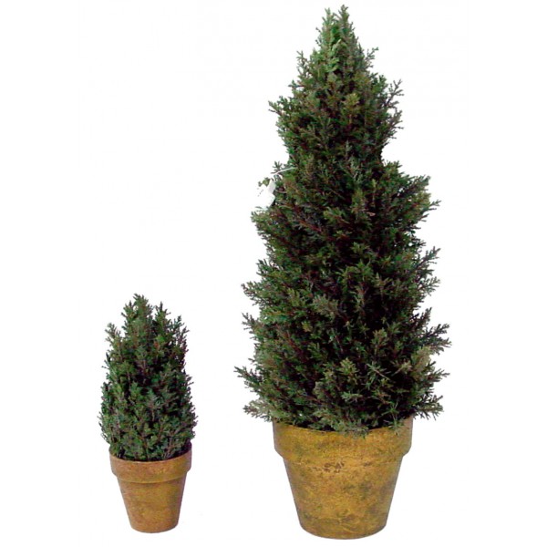 Pin Cone En Pot Terre – Arbre artificiel