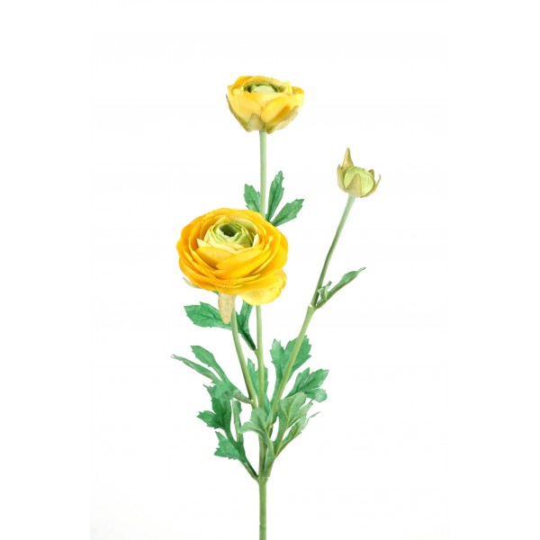 Renoncule*3 – Fleur artificielle en tige