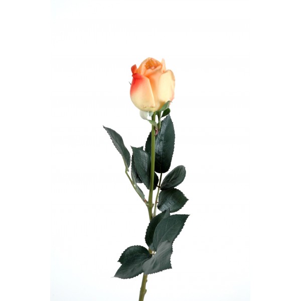 Rose Bouton Lisa Natural Touch – Fleur artificielle en tige