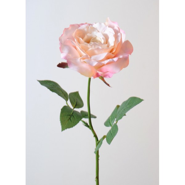 Rose Georgia Diam 14 – Fleur artificielle en tige