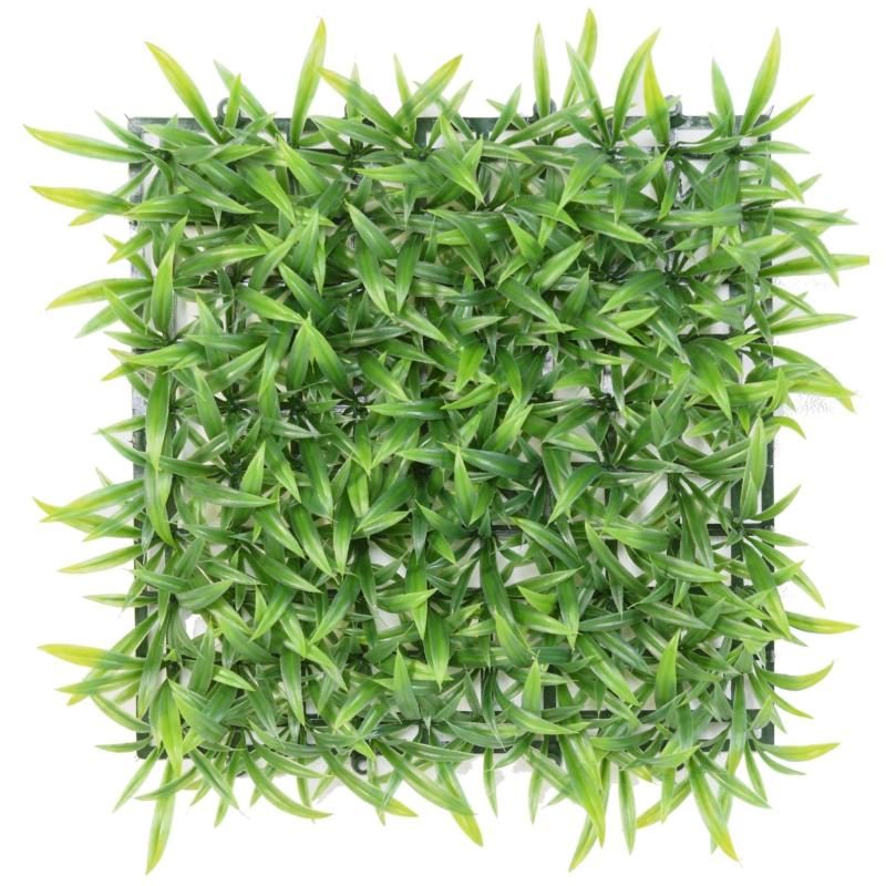 Plaque carrée d’herbe artificielle verte